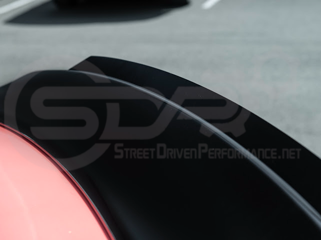 Dodge Charger SRT Hellcat Redeye style rear trunk wing spoiler in matte or gloss black, designed for 2015-2023 models.