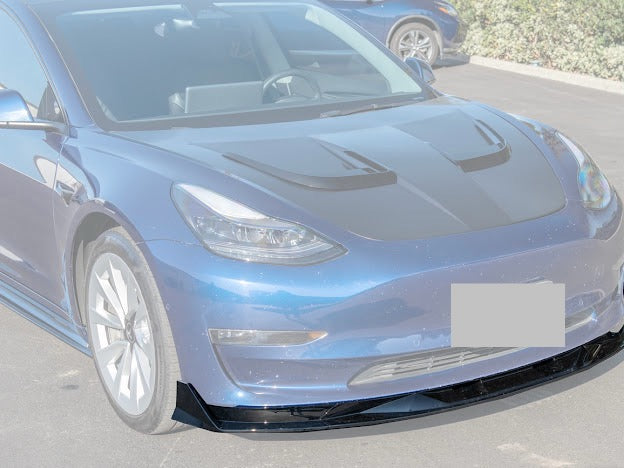 2017-UP TESLA MODEL 3 TRACK FRONT LIP SPLITTER GROUND EFFECTS