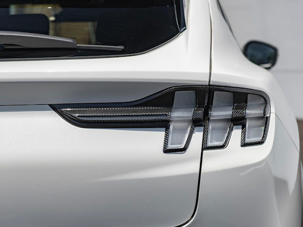 2021-UP MUSTANG MACH-E | CARBON FIBER REAR TAIL LIGHT BEZEL COVER