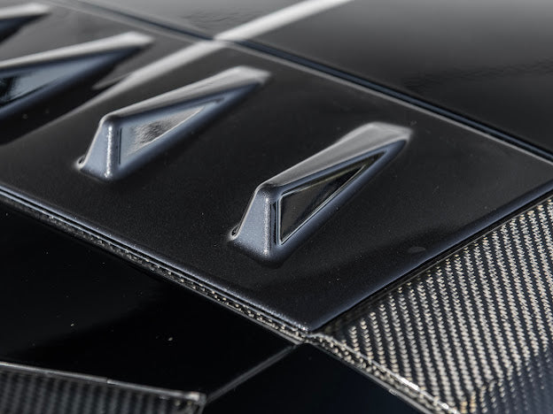 2020+ CHEVROLET CORVETTE C8 COUPE | CARBON FIBER REAR ROOF WING SPOILER VORTEX GENERATORS