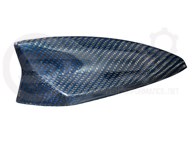 2014-Up Cadillac ATS CTS CT4 CT5 Blue Carbon Fiber Shark Fin Antenna Cover