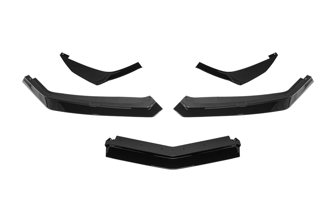 2020+ CORVETTE C8 STINGRAY & Z51 | Z06 Z07 PERFORMANCE FRONT LIP SPLITTER & CANARDS GROUND EFFECTS