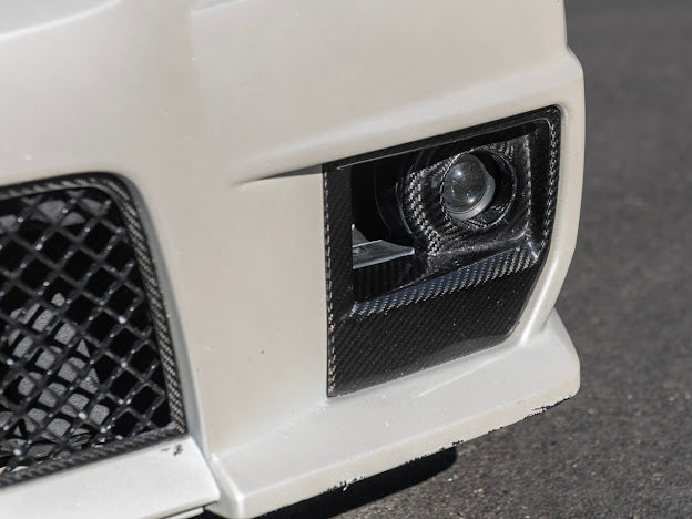 2009-2015 Cadillac CTS-V V2 - Carbon Fiber Fog Light Bezels / Covers