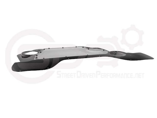2024-PRESENT CORVETTE C8 CONVERTIBLE E-RAY| HTC EXPOSED ENGINE BAY PANEL COVER REPLACEMENT (CARBON FIBER / CARBON FLASH)