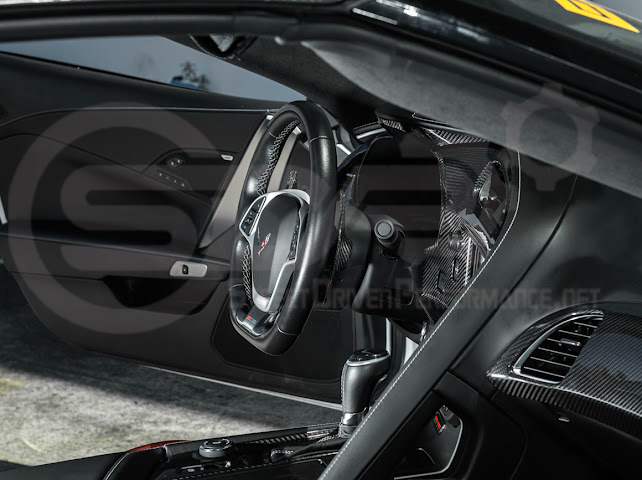 2014-2019 CHEVROLET CORVETTE C7 | CARBON FIBER FACTORY EXTENDED STYLE PADDLE SHIFTERS PAIR