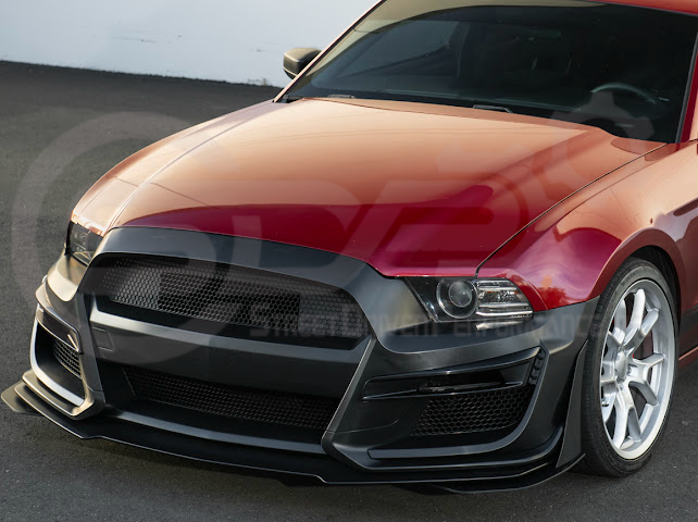 2010-2014 FORD MUSTANG | S550 GT500 STYLE FRONT BUMPER REPLACEMENT