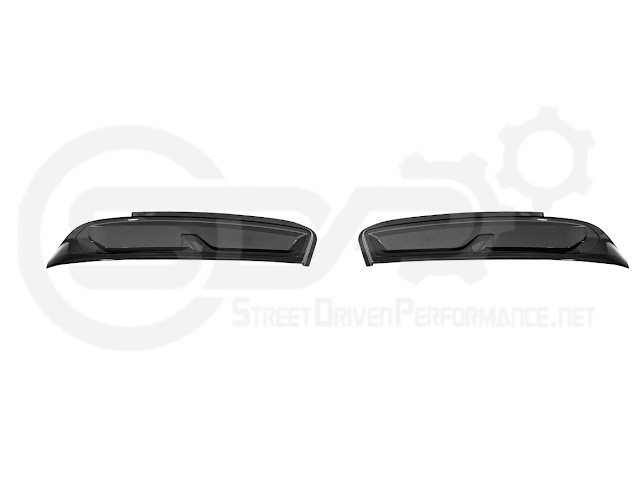2016-2018 CHEVROLET CAMARO | SMOKE TINTED REAR TAIL LIGHT TRIM BEZEL COVER PAIR