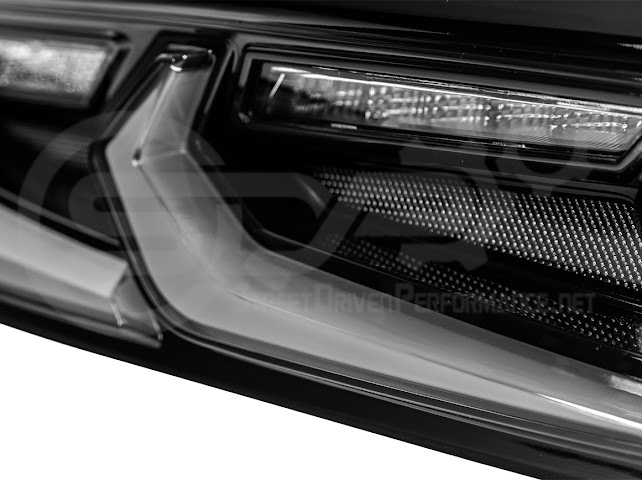 2016-2018 Chevrolet Camaro | C8 Style Sequential Signal LED Rear Taillights Pair (Clear / Red / Smoke Lens)