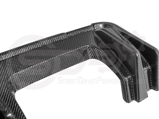 2021-PRESENT BMW G82/G83 M4 | 3D STYLE CARBON FIBER REPLACEMENT 3PCS REAR DIFFUSER APRON