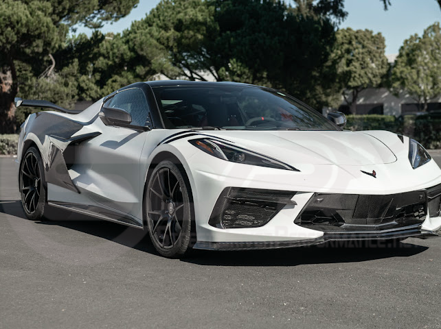2020-Up Corvette C8 STINGRAY & Z51 | Z06 Z07 Package Front Bumper Lip Splitter Ground Effects