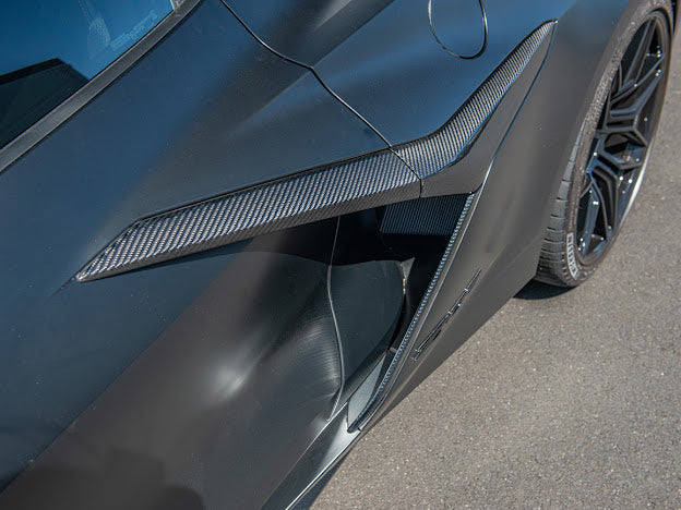 2020+ CORVETTE C8 Z06 / E-RAY |  CARBON FIBER DOOR HANDLE PAIR