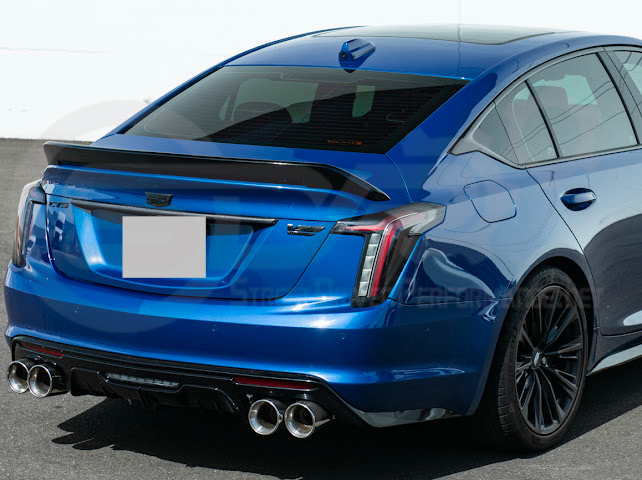 2020-Present Cadillac CT5 Sport / CT5-V / CT5-V Blackwing | Blackwing Style Rear Trunk Spoiler Wing