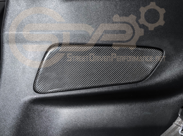 2015-2023 FORD MUSTANG S550 |CARBON FIBER REAR SEAT DECORATIVE BOARD PANEL COVER