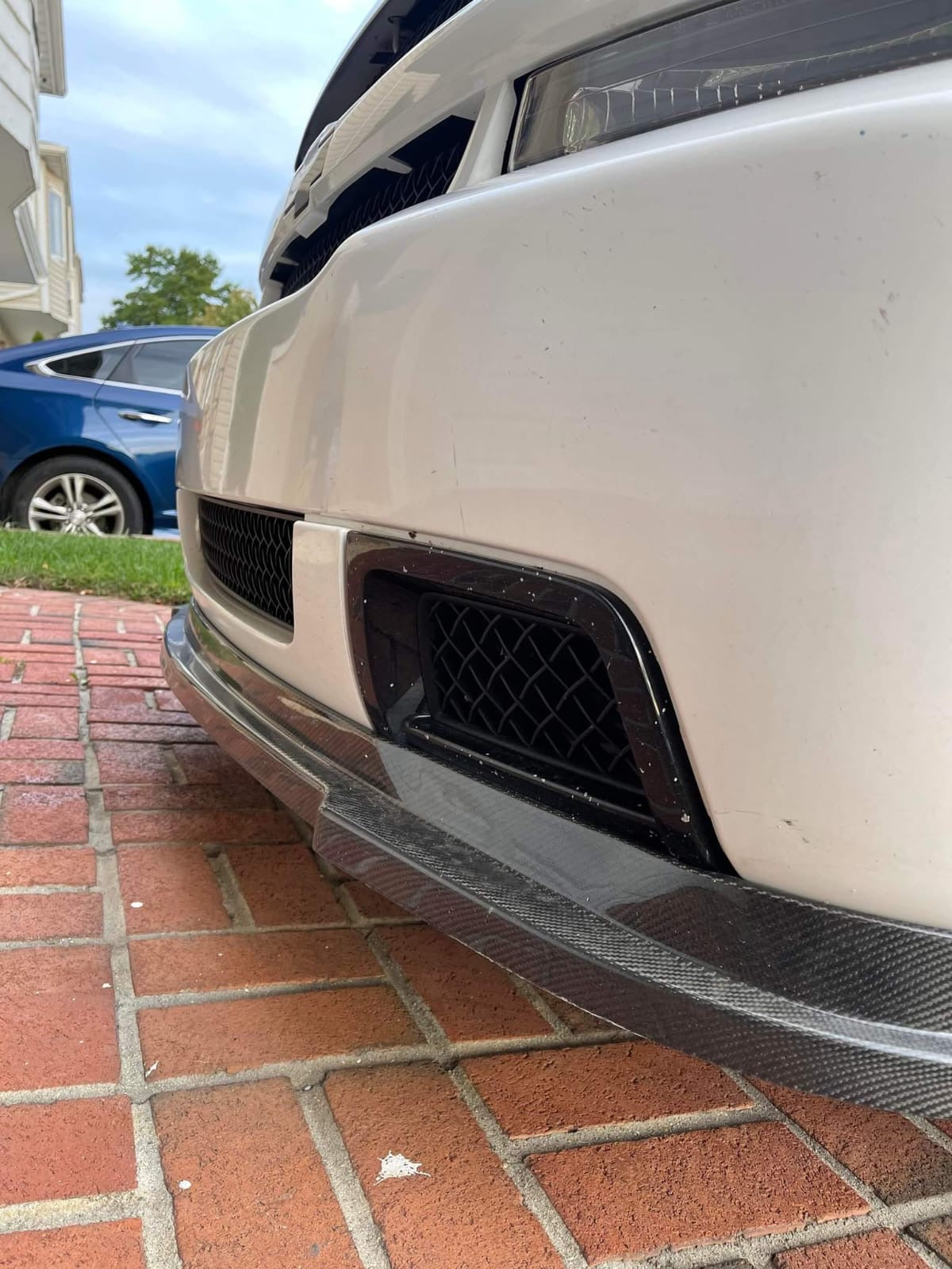 2006-09 CHEVROLET TRAILBLAZER SS TBSS CARBON FIBER FRONT BUMPER LIP SPLITTER