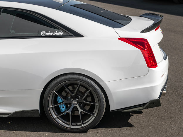 2016-2019 Cadillac ATS-V COUPE  | Wickerbill Trunk Spoiler Wing Carbon Fiber