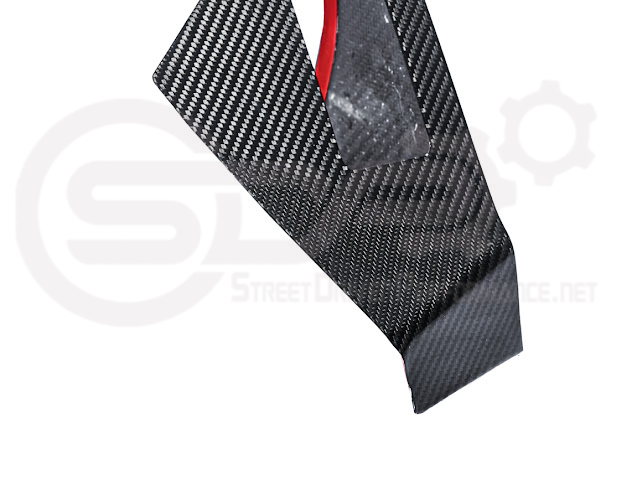 2020+ Chevrolet Corvette C8 Coupe | CARBON FIBER Rear Hatch B Pillar Hinge Cover Pair