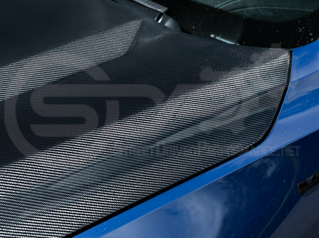 2020-Up Cadillac CT5 / CT5-V / CT5-V Blackwing | “CTS-V, V3” Style CARBON FIBER Front Vented Hood