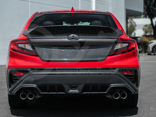 2022-Up Subaru WRX | JDM Style Carbon Fiber Rear Trunk w/ Integrated Spoiler Wing