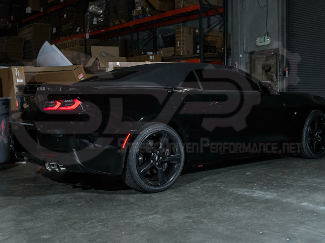 2016-2024 Chevrolet Camaro | Rear Bumper Side Marker Lens w/ Red LED Reflector Light Pair (Clear / Red / Smoke)
