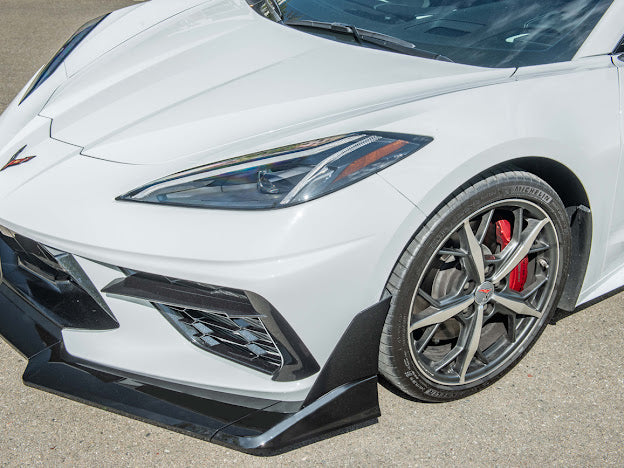 2020+ CORVETTE C8 STINGRAY & Z51 | SDP PERFORMANCE TRACK EDITION FRONT SPLITTER LIP GROUND EFFECTS