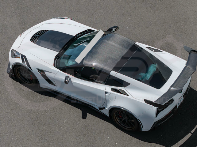 2014-2019 C7 Chevrolet Corvette | Dry Carbon Fiber Tape On Roof Side Molding Trim Cover
