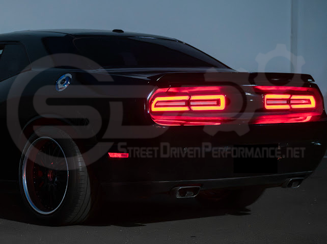 2008-2014 Dodge Challenger | Facelift Sequential Signal LED Smoke Rear Taillights Pair