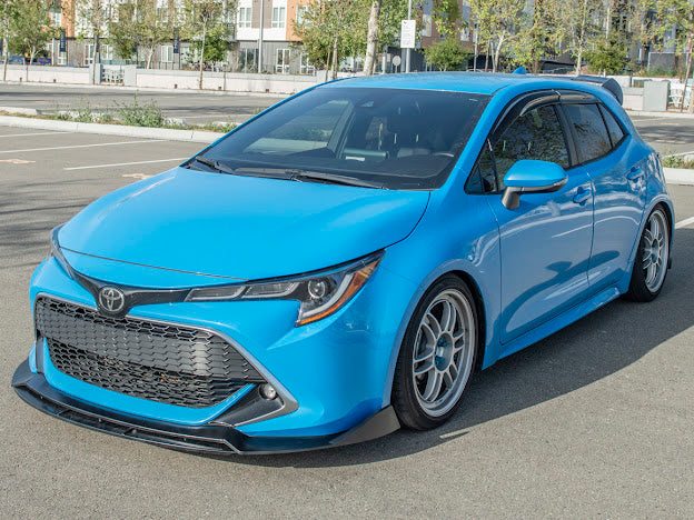 2019-UP TOYOTA COROLLA HATCHBACK | JDM PERFORMANCE PACKAGE FRONT SPLITTER LIP GROUND EFFECTS