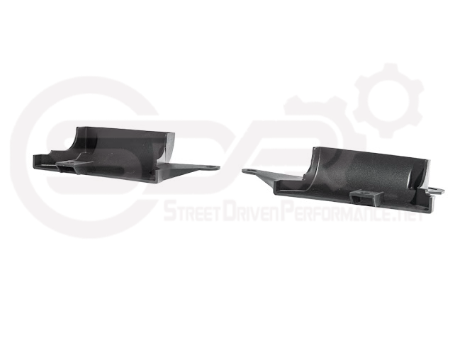 Pair of Street Driven Performance exterior underbody air deflector cooling duct scoops for Chevrolet Corvette C8 (2020-up).