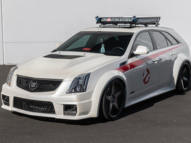 2009-2015 Cadillac CTS-V V2 - Carbon Fiber Fog Light Bezels / Covers