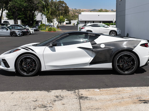 2020+ CHEVROLET CORVETTE C8 | SDP PERFORMANCE STYLE SIDE SKIRTS ROCKER PANELS GROUND EFFECTS