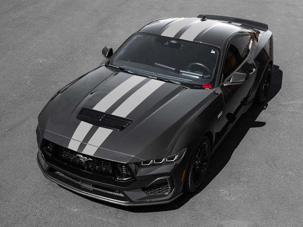 2024-UP FORD MUSTANG S650 | HOOD BODY STRIPE 3M DECALS