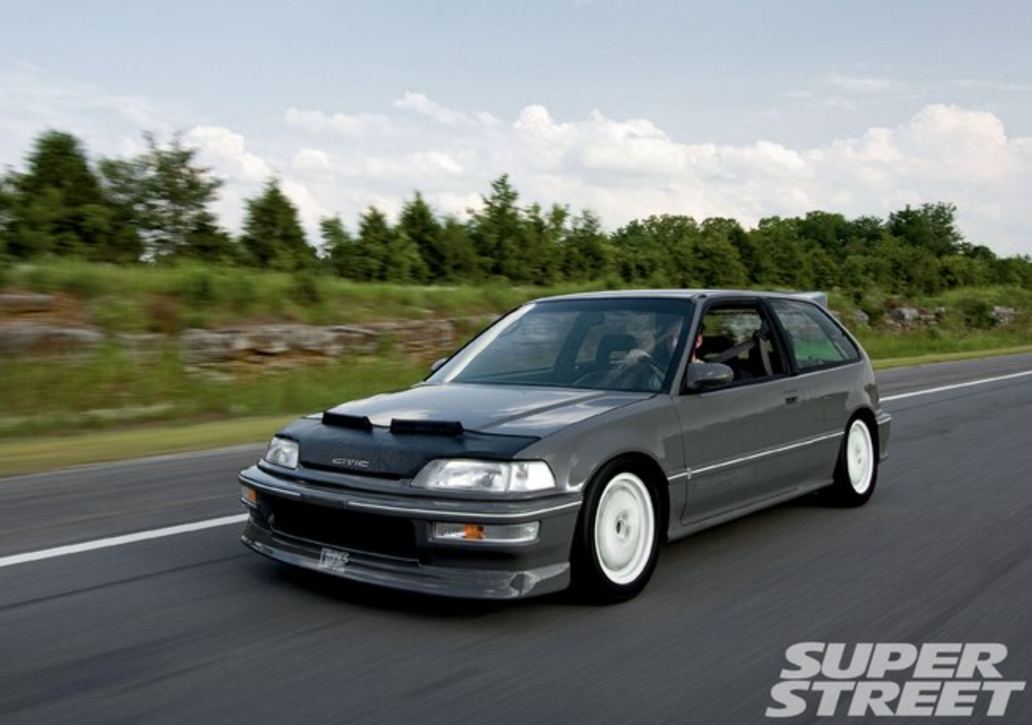 Charge Speed 1990-1991 Honda All Civic EF9 JDM SIR HB Kouki model Front Spoiler