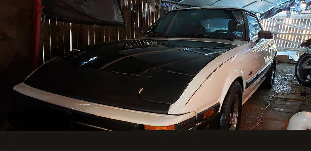 AC769HC - Advan OEM Design 1979-1985 Mazda RX-7 FB Carbon Fiber Hood