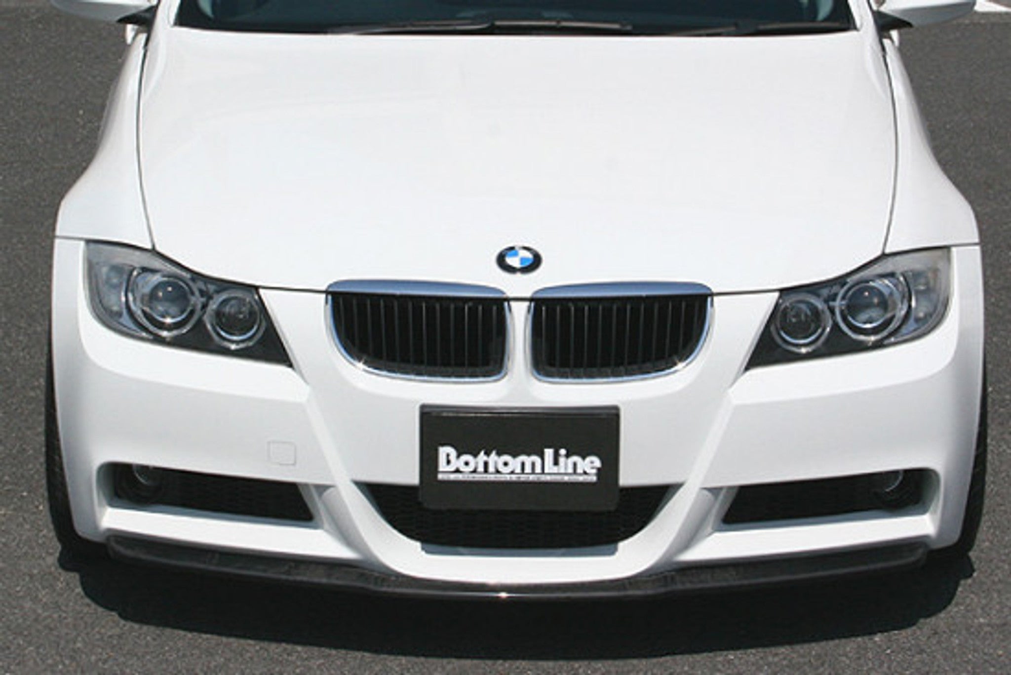 CHARGE SPEED 2005-2008 BMW E90 3-SERIES M-SPORT SEDAN BOTTOM LINE CARBON FULL LIP KIT