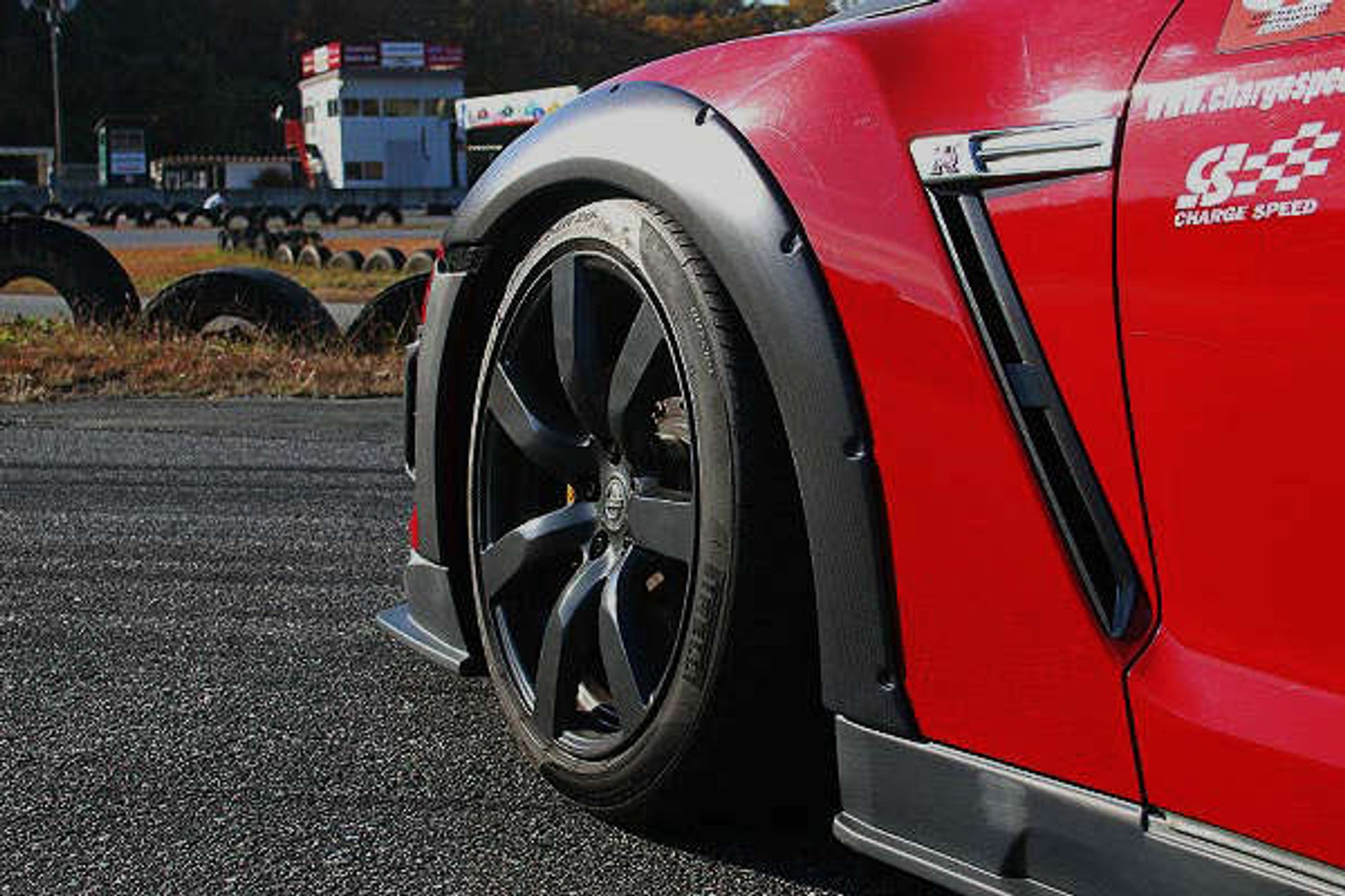 Charge Speed 2007-2011 Nissan GTR R35 Carbon 15mm Front Over Fenders