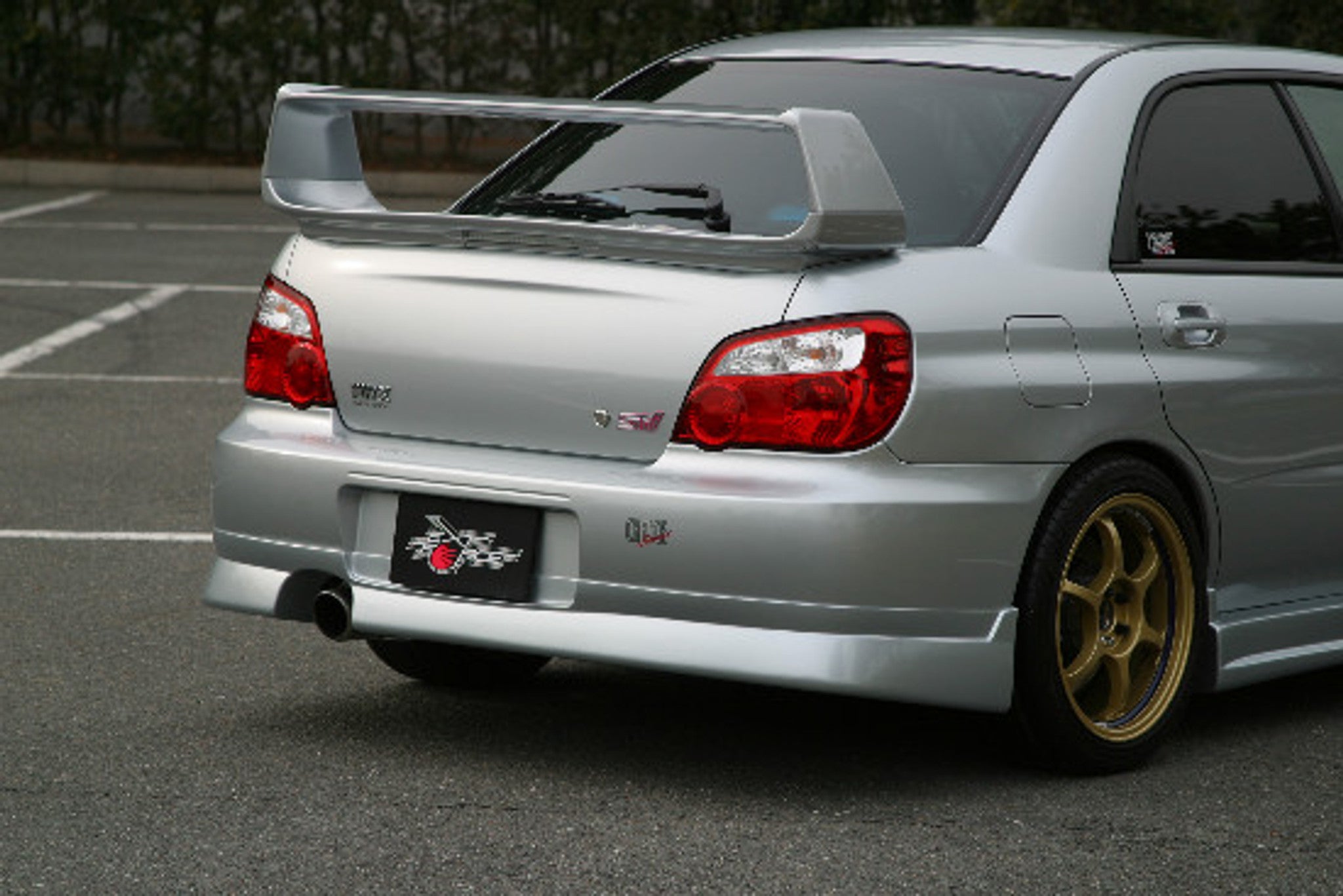 Charge Speed 2004 Subaru Impreza GD-B Peanut Eye Latter Model Type-1 FRP Full Lip Kit