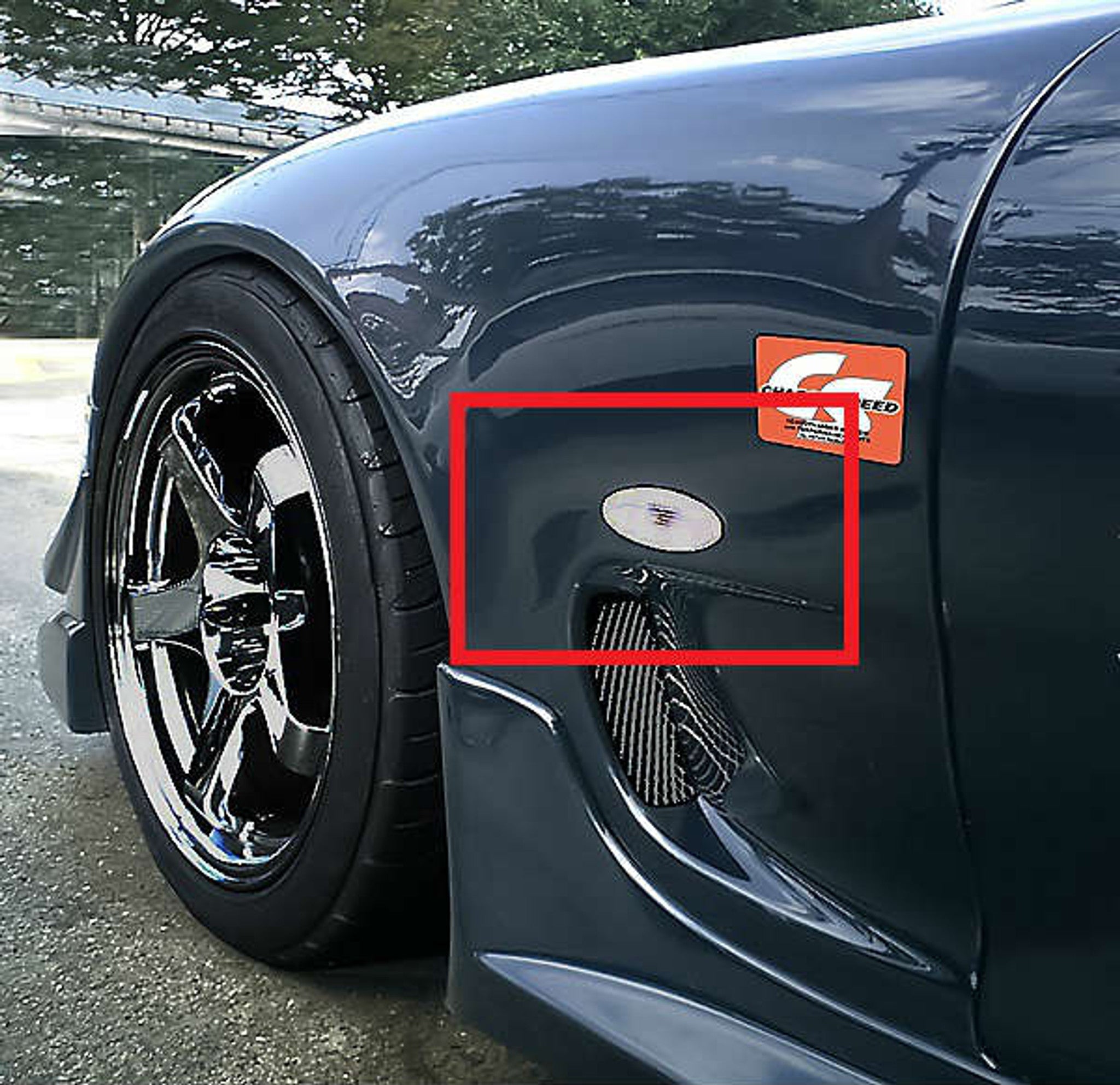1993-2004 Mazda RX7 FD-3S JDM Style CLEAR Front Fenders Marker Light for Charge Speed Front Fenders