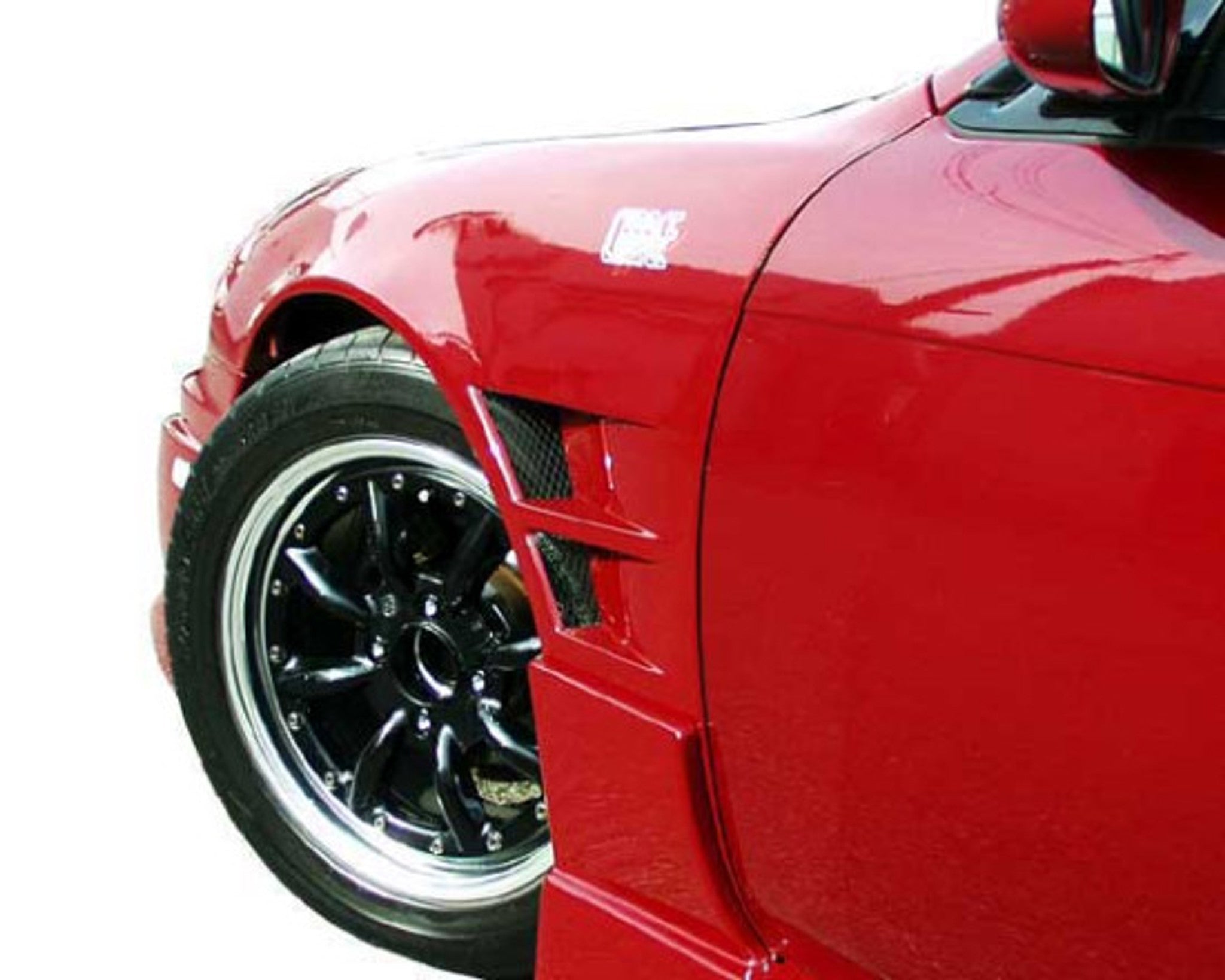 Charge Speed 1995-1998 Nissan 240SX S-14 Conversion to S-15 Wide Body FK With OEM Carbon Hood