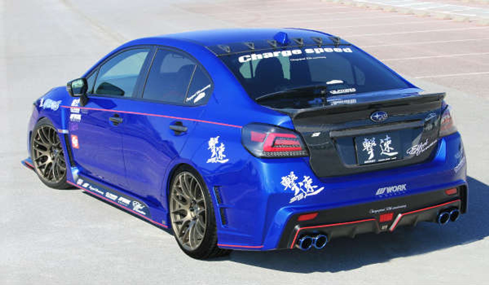 Charge Speed 2015-2021 Subaru WRX/ STi VA Type-1B Complete Kit with Type B CARBON FRONT LIP