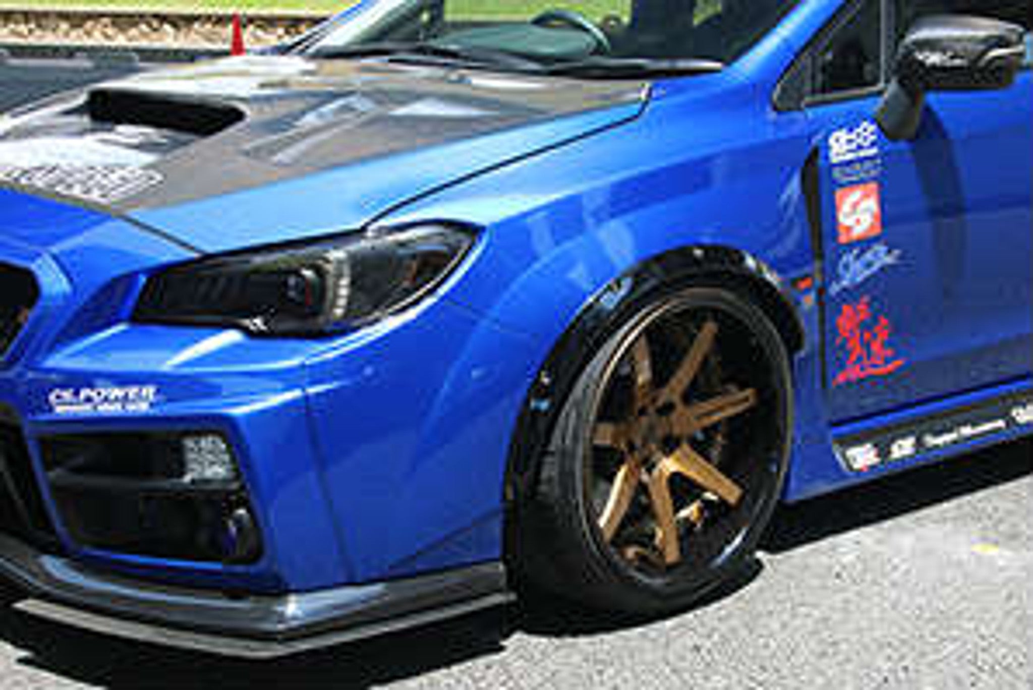 Charge Speed 2015-2021 Subaru WRX/ STi Type 2A Wide Body Complete Kit with Type A CARBON FRONT LIP & Carbon Rear Diffuser