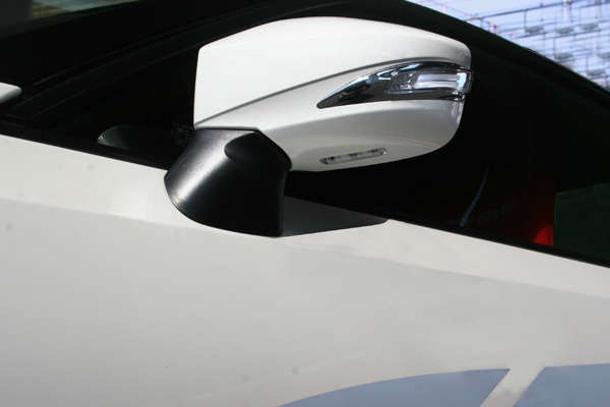 Charge Speed 2013-2016 Scion FR-S FT-86 Door Mirror Frame With LED & DRL - Orange Metallic