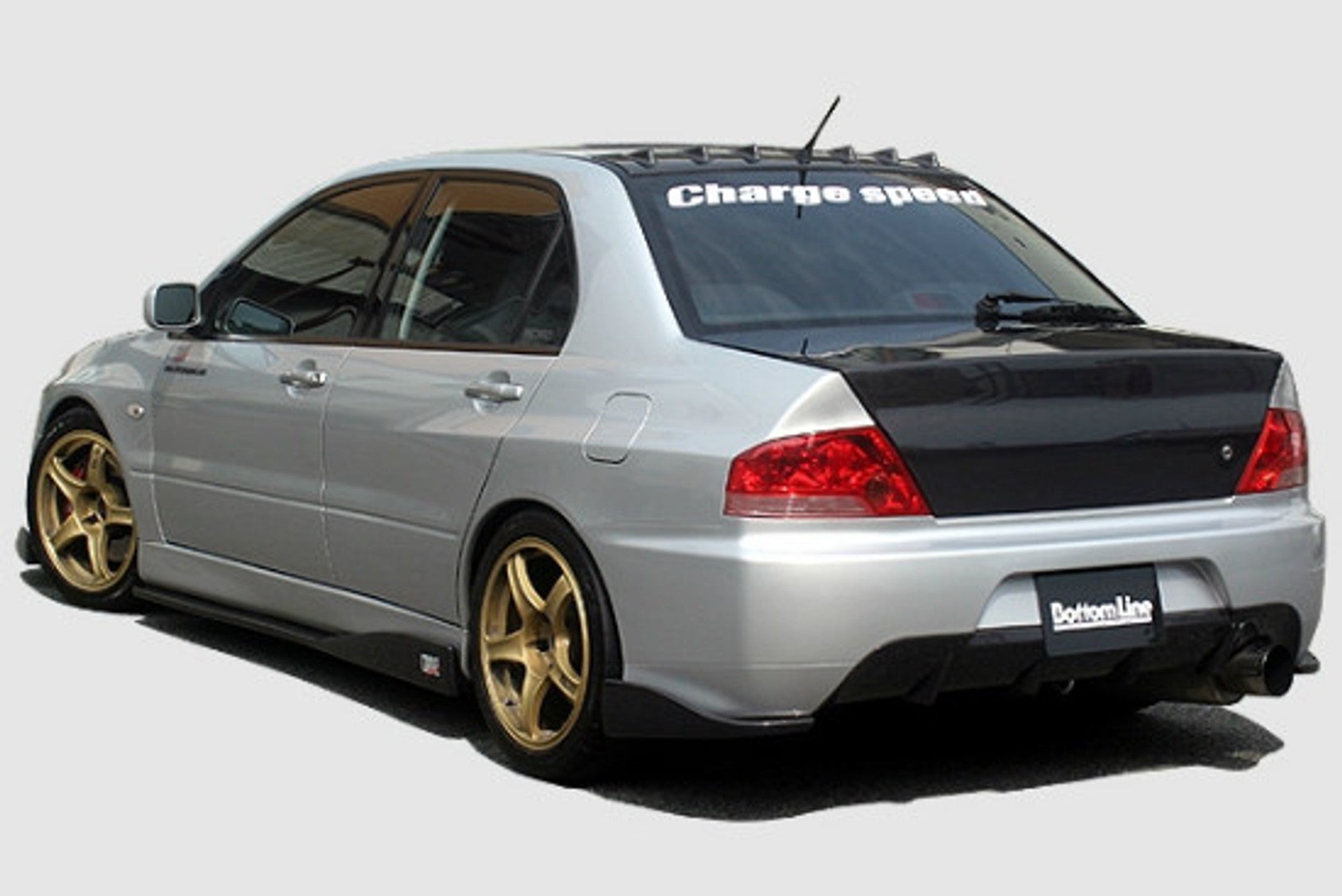 Charge Speed 2006-2007 Mitsubishi Lancer Evo IX Sedan Bottom Line FRP Full Lip Kit