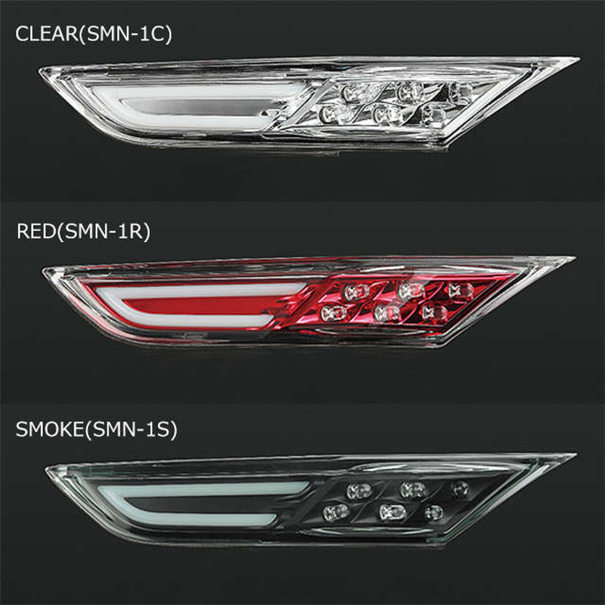 Charge Speed 2007-2024 Nissan ALL GTR R35 Front Bumper LED Turn Signal & LED Tube Red