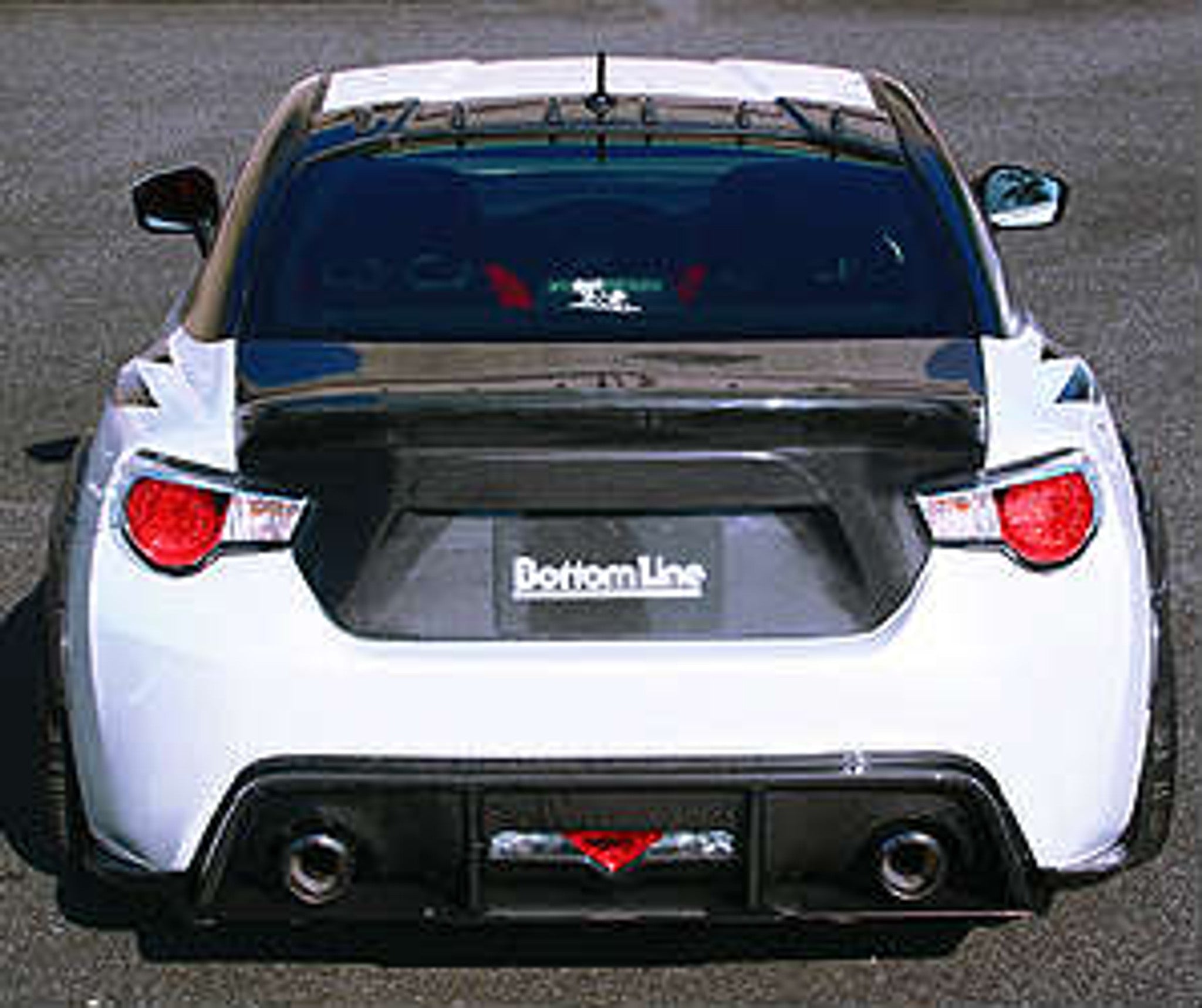 Charge Speed 2013-2020 Subaru BR-Z ZC-6/ 2017-2020 Toyota 86 ZN-6 Model Carbon USDM Fixed Roof Fin