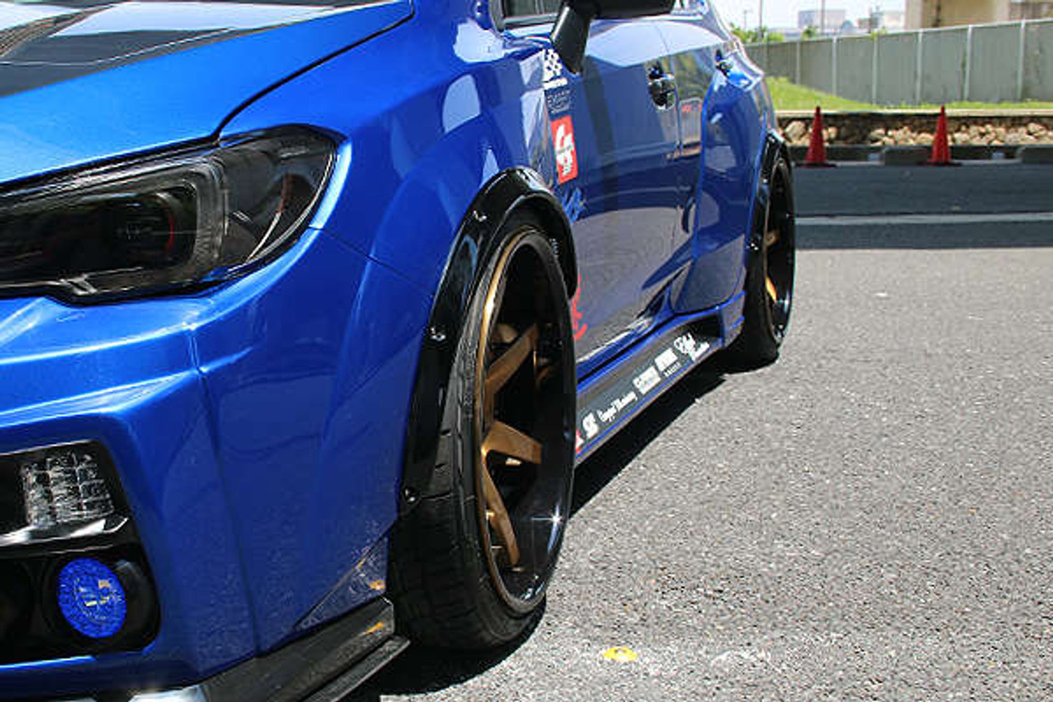 Charge Speed 2015-2021 Subaru WRX/ STi  VA S4 Carbon Complete Bubble Over Front & Rear Fenders Set for Charge Speed "Wide Body"