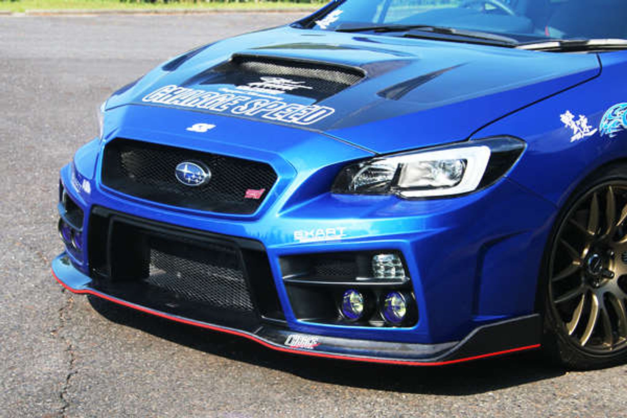 Charge Speed 2015-2021 Subaru WRX/ STi VA S4 Type-1B Front Bumper with FRP FRONT LIP