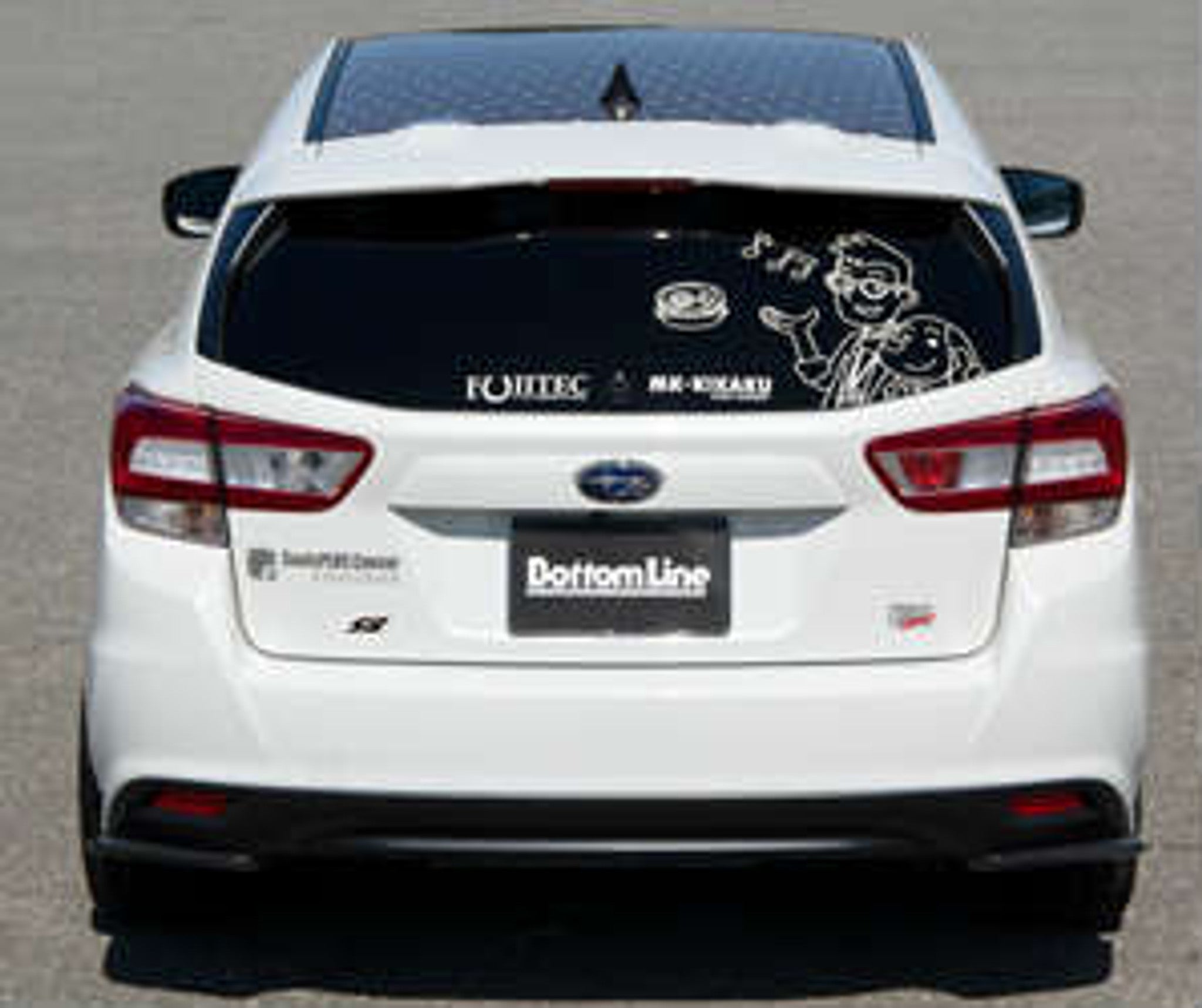 Charge Speed 2016-2020 Subaru Impreza Sport/ Premium GT 5Dr Hatchback Bottom Line Carbon Rear Caps