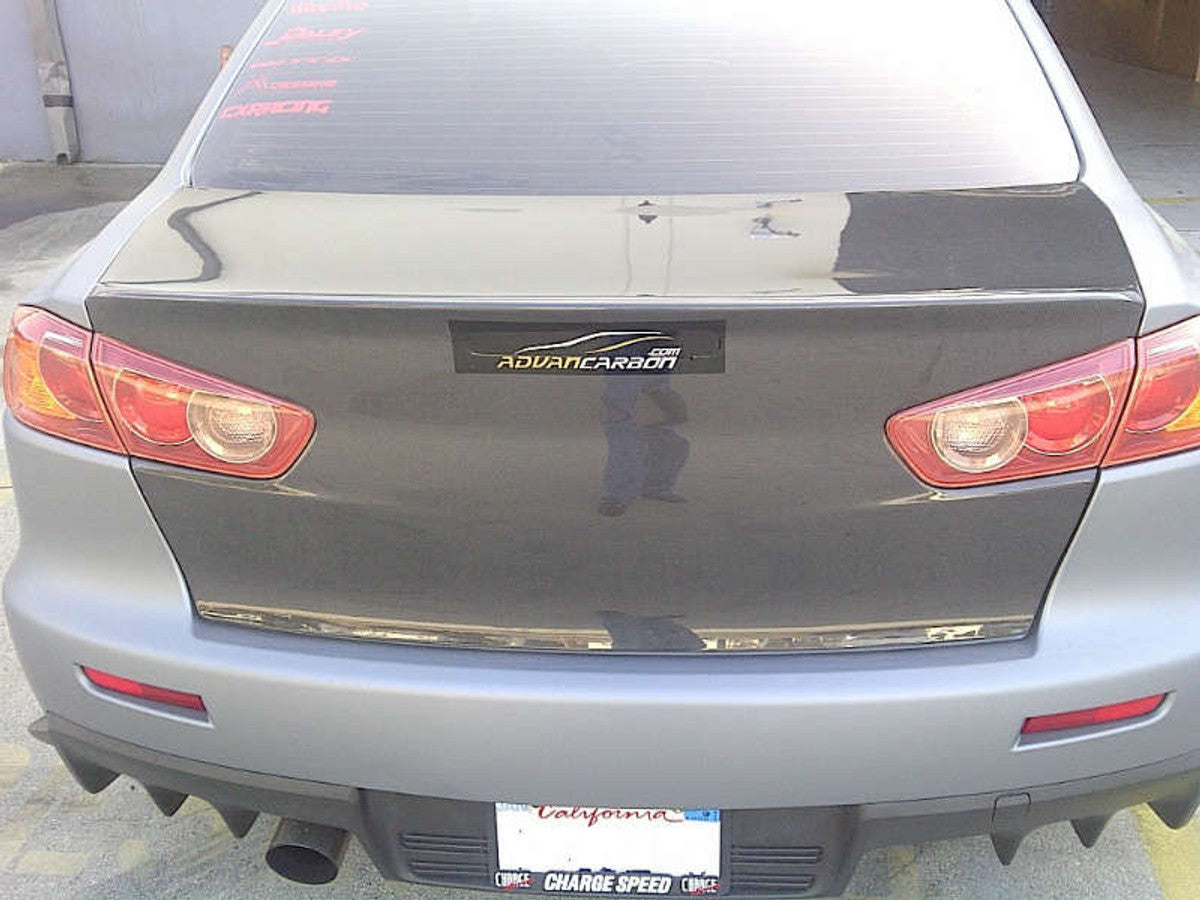 AC427TRCA - Advan CSL Design 2008-2017 Mitsubishi Lancer/ Evo X Carbon Fiber Trunk