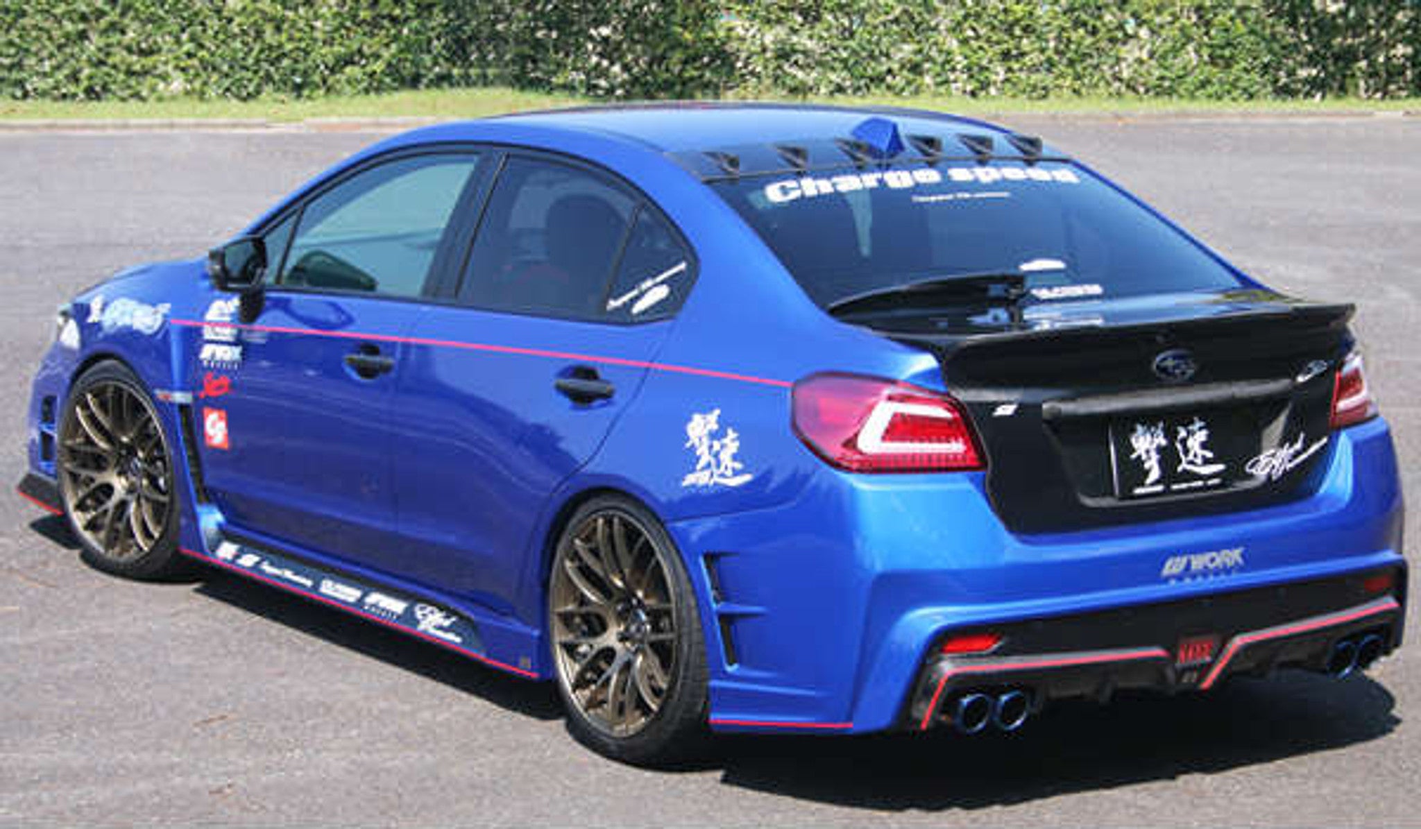 Charge Speed 2015-2021 Subaru WRX/ STi VA S4 Type-2B Complete Kit with Type B FRP FRONT LIP