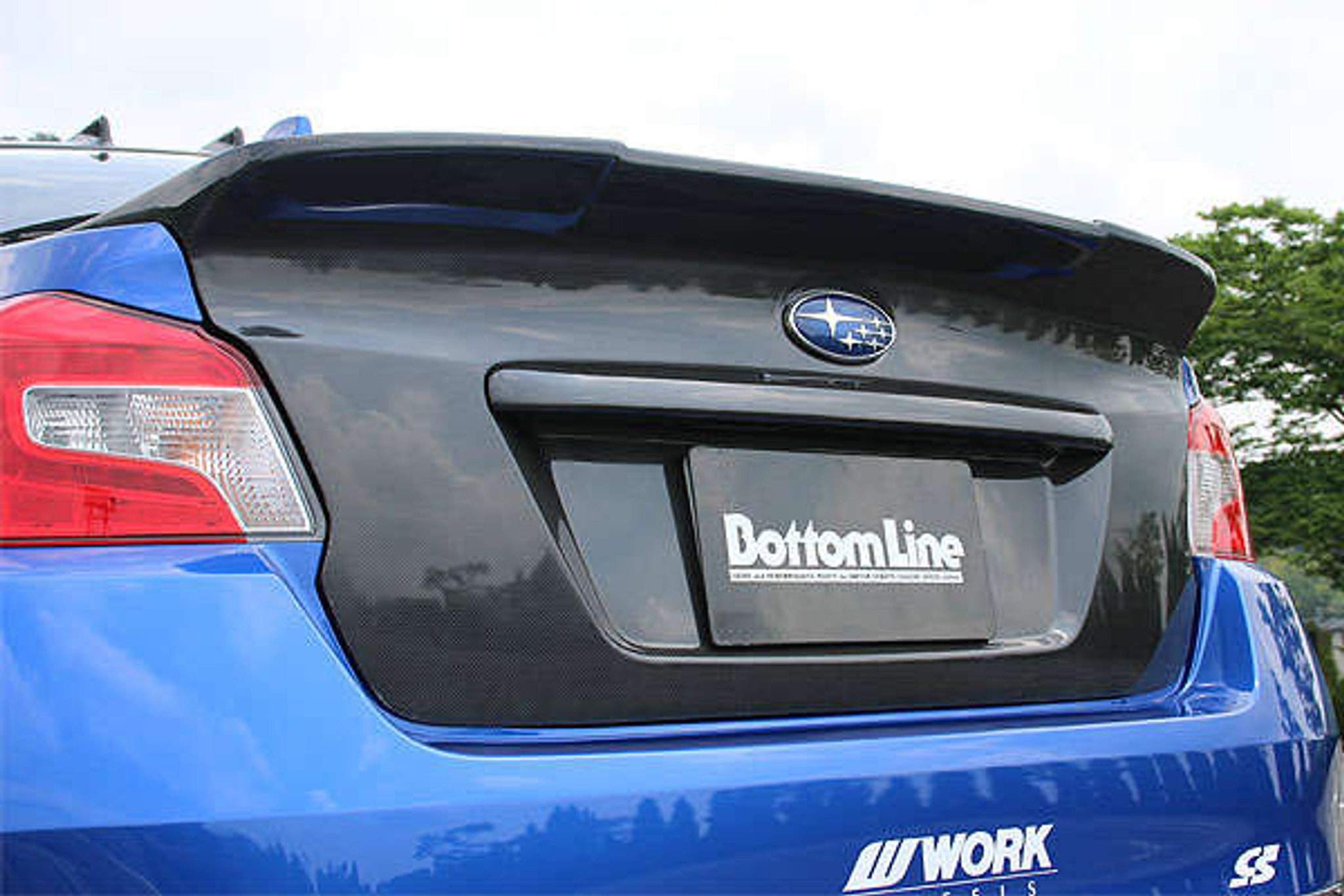 Charge Speed 2015-2021 Subaru WRX STi 4 Doors Sedan VA-B-C FRP Aero Trunk with Integrated Rear Spoiler & Finisher